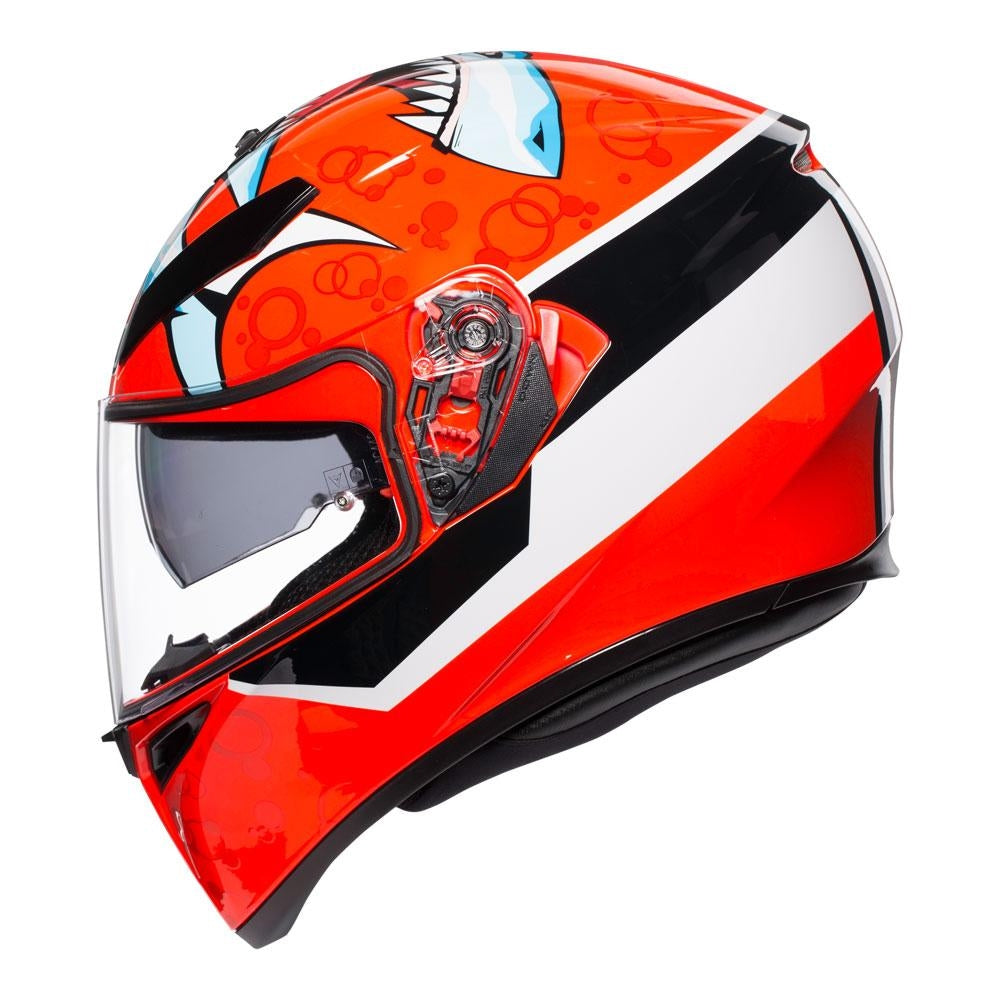 Helmet: AGV K3 SV ATTACK – NO LIMITS MOTO