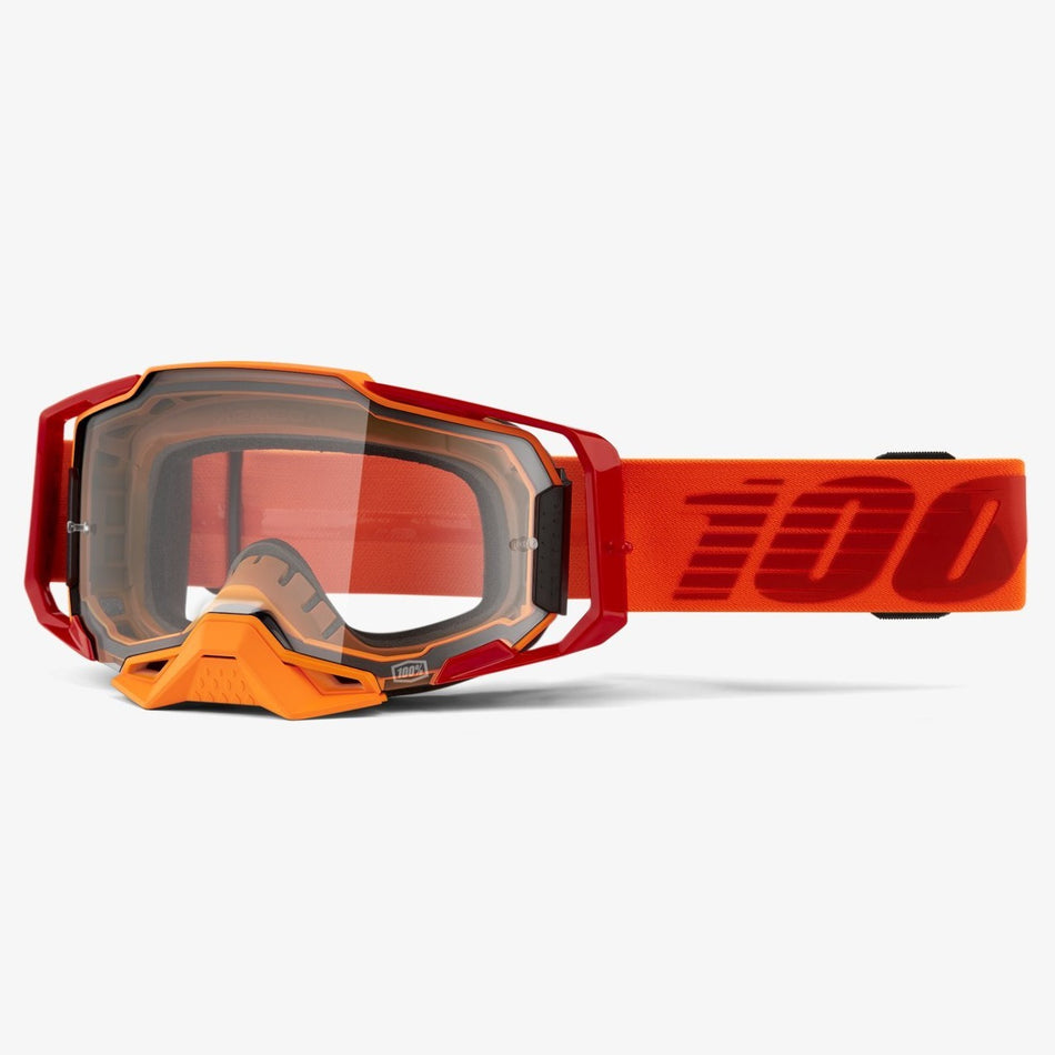 Goggles: 100% ARMEGA LITKIT Clear