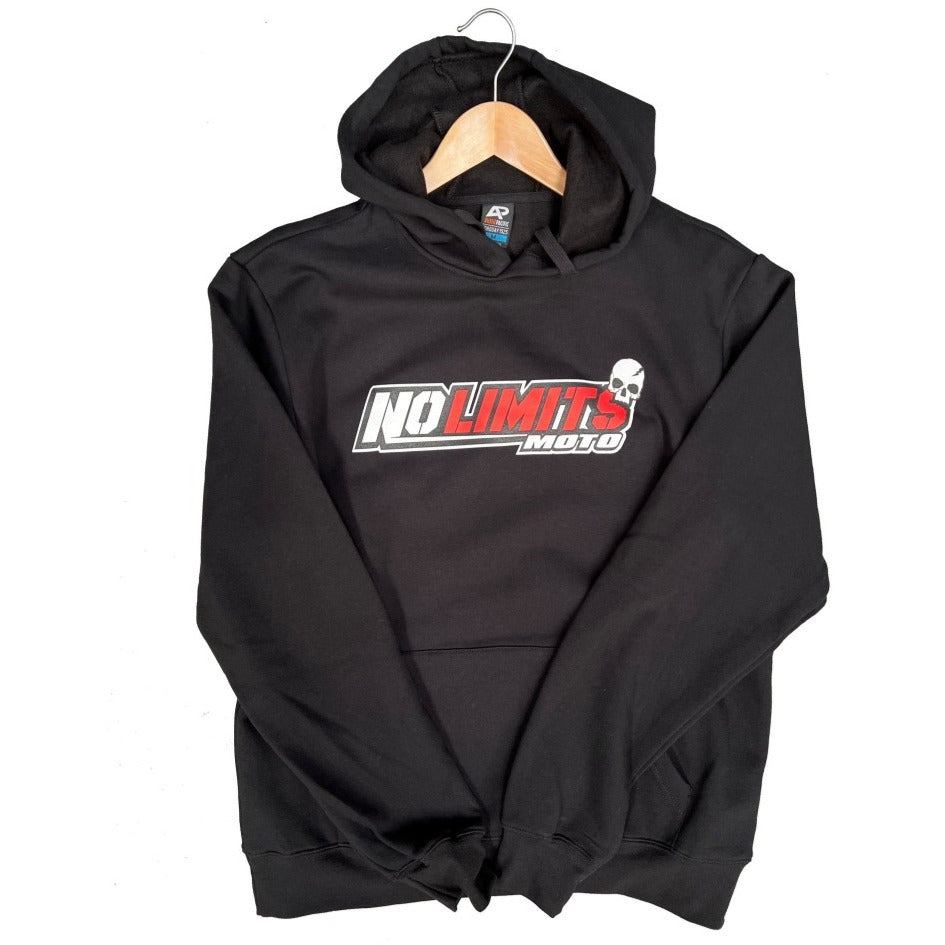 Hoodie: NO LIMITS MOTO Black