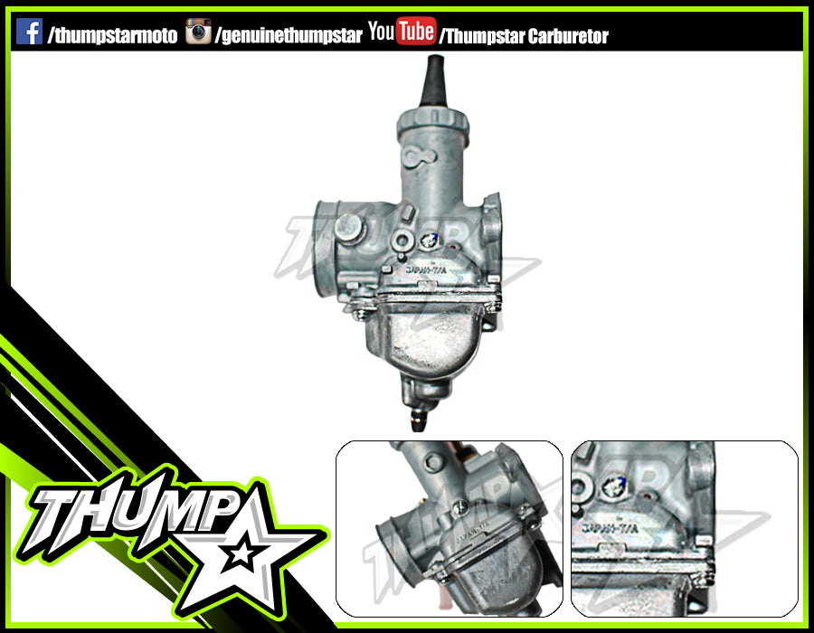 Carby: MIKUNI VM16 (19mm) CARBURETOR