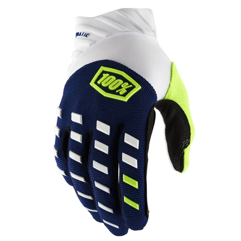 Gloves: 100% AIRMATIC Navy/White