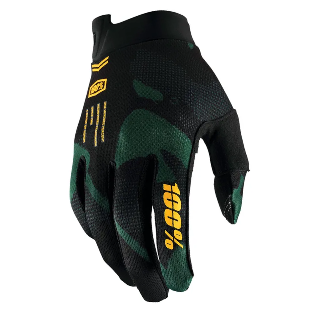 Gloves: 100% iTRACK SENTINEL Black