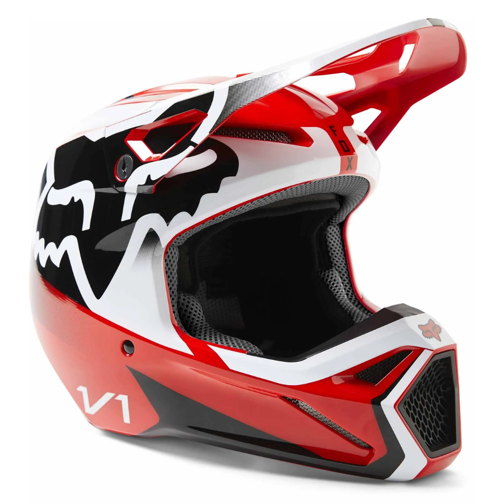 Helmet: FOX 2023 V1 LEED DOT/ECE Flo Red