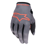 Gloves: ALPINESTARS 2023 Youth RADAR Magnet Neon/Red