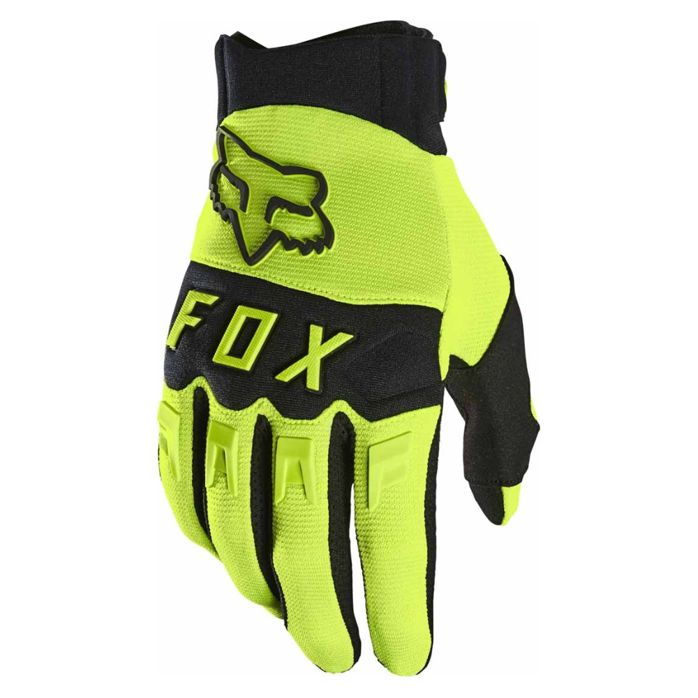 Gloves: FOX DIRTPAW Fluro Yellow