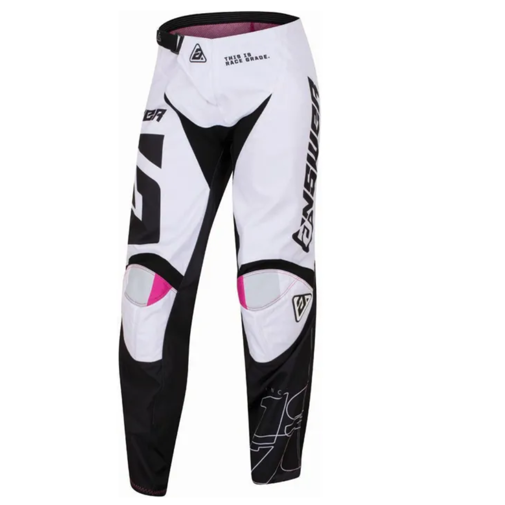 Pants: ANSWER Youth A23 SYNCRON Blk/Wht Rhodamine