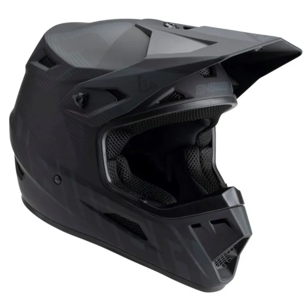 Helmet: ANSWER Youth A23 AR1 V2 Bold Blk/DrkGry