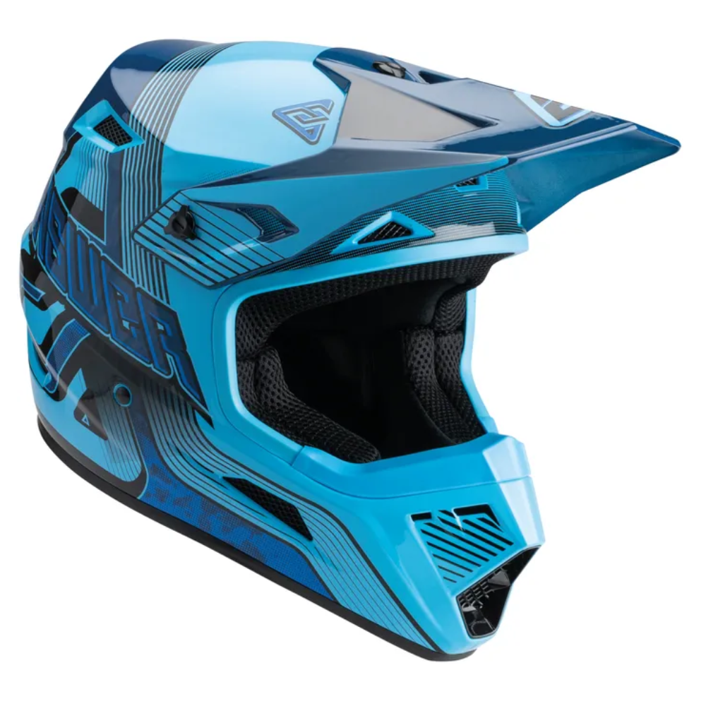 Helmet: ANSWER Youth A23 AR1 VENDETTA Blu/DrkBlu