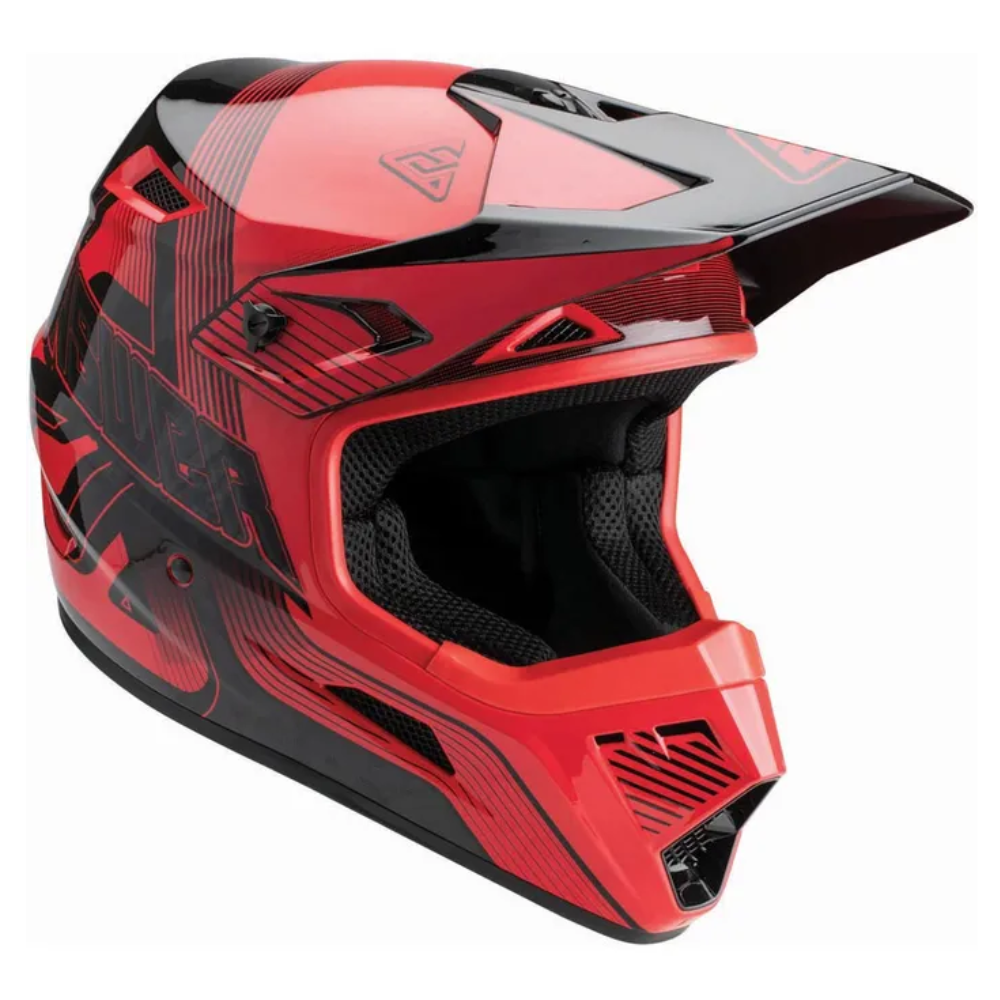 Helmet: ANSWER Youth A23 AR1 VENDETTA Red/Black