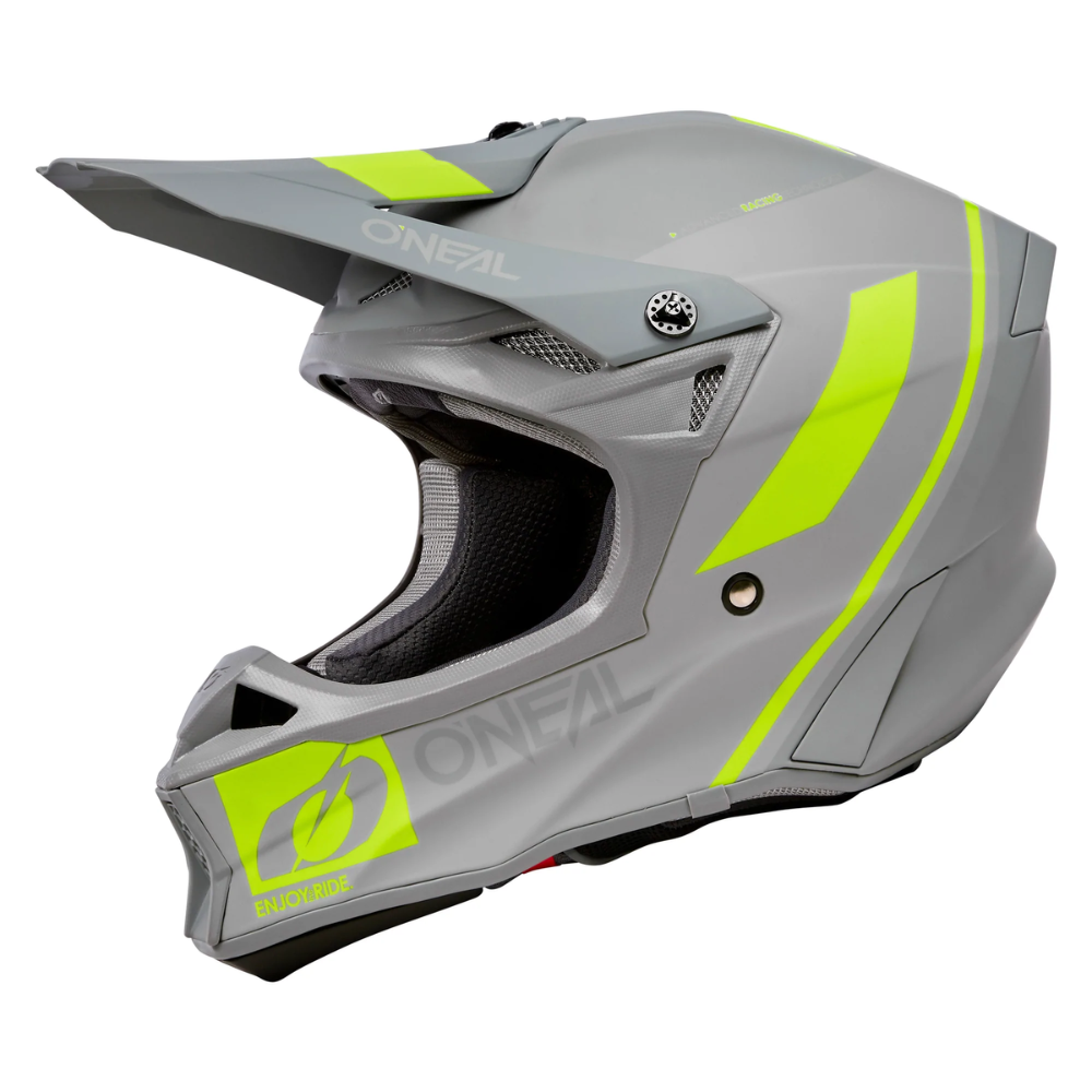 Helmet: ONEAL 2023 10 SRS Flow Gray/Neon