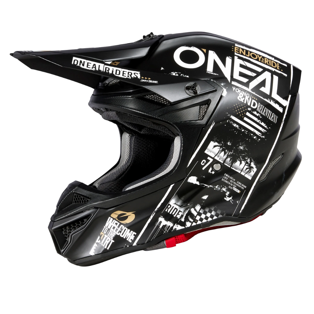 Helmet: ONEAL 2023 5 SRS Attack Black/White