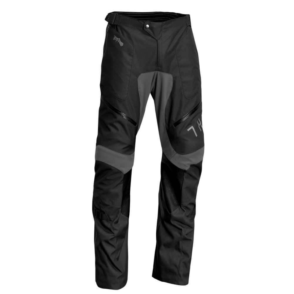 Pants: THOR 2023 TERRAIN OVER THE BOOT Black/Charcoal