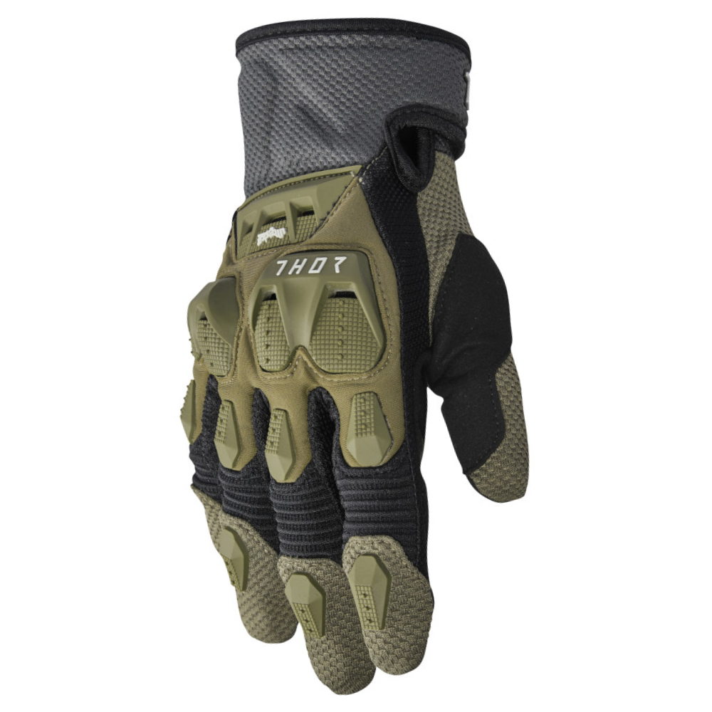 Gloves: THOR 2024 TERRAIN Army/Charcoal
