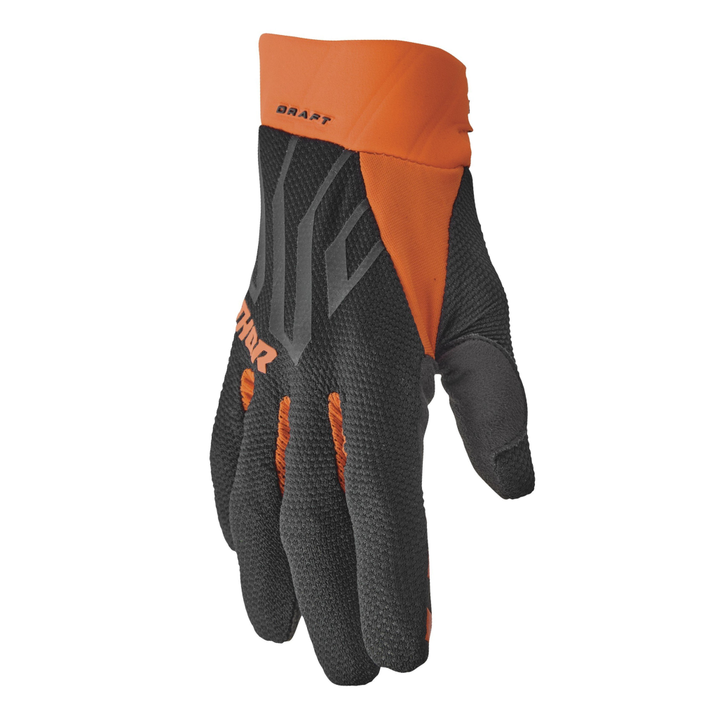 Gloves: THOR 2023 DRAFT Black/Orange
