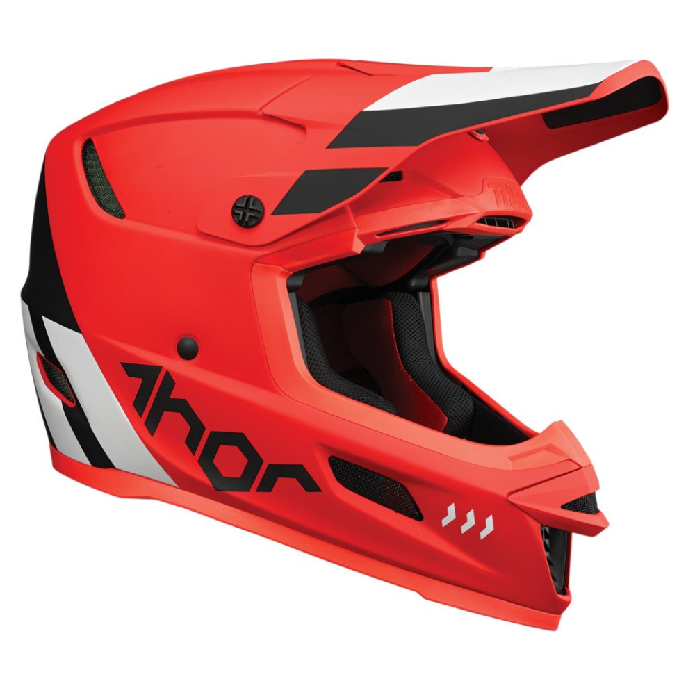 Helmet: THOR 2024 REFLEX CUBE Red/Black