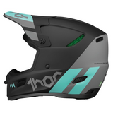 Helmet: THOR 2024 REFLEX ECE CUBE Black/Mint