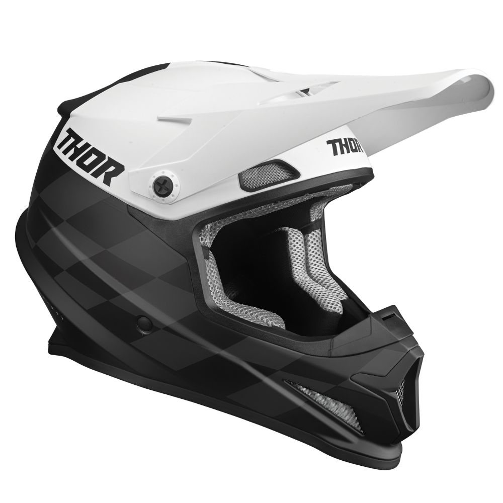 Helmet: THOR 2024 SECTOR BIRDROCK Black/White