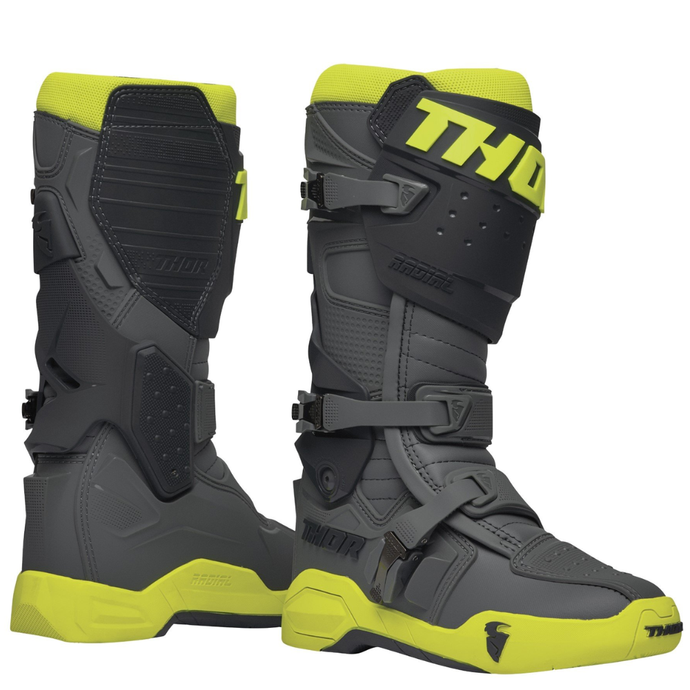 Boots: THOR 2024 RADIAL Flo/Yellow