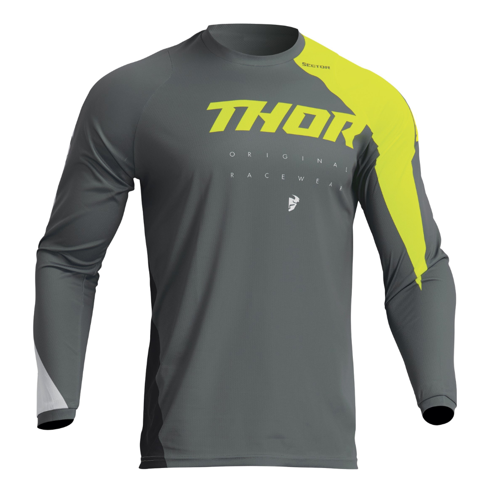 Jersey: THOR 2024 Youth SECTOR EDGE Grey/Acid