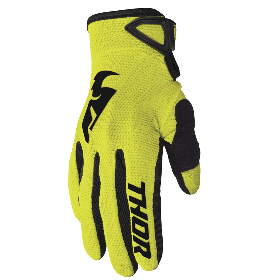 Gloves: THOR 2024 Youth SECTOR Acid/Black