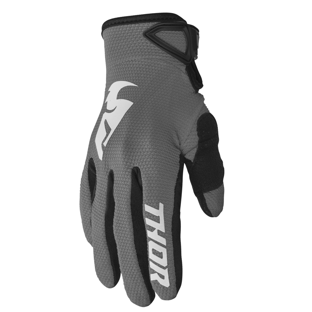Gloves: THOR 2024 Youth SECTOR Grey/White