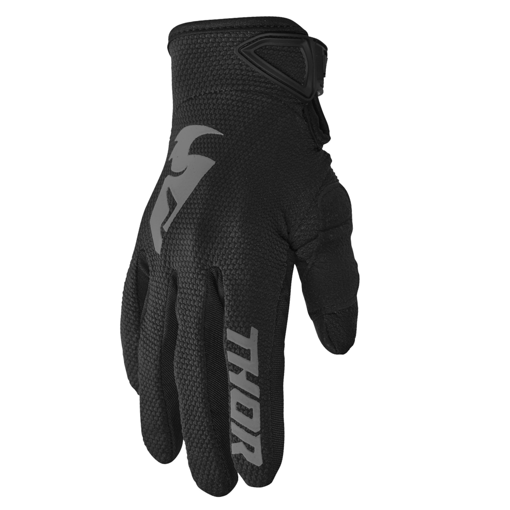 Gloves: THOR 2024 Youth SECTOR Black/Gray