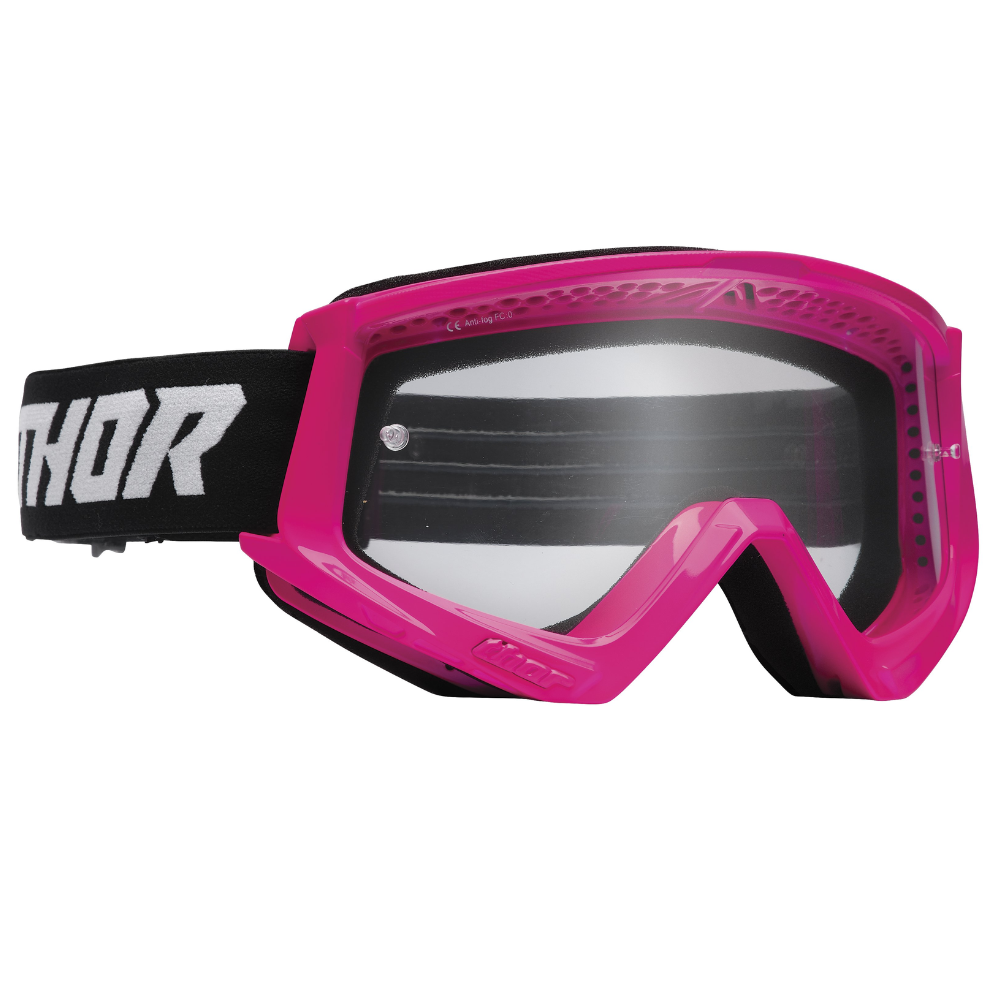 Goggles: THOR 2024 Youth COMBAT RACER Flo Pink/Black