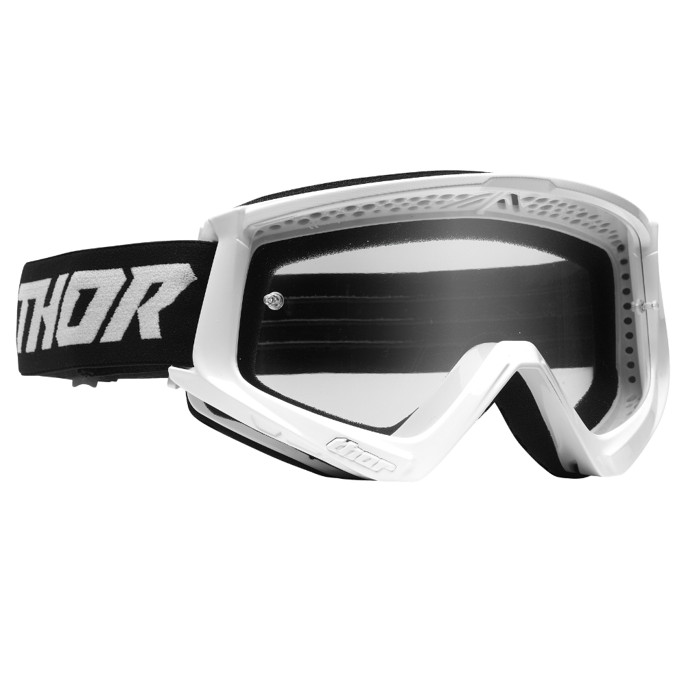 Goggles: THOR 2024 Youth COMBAT RACER White/Black