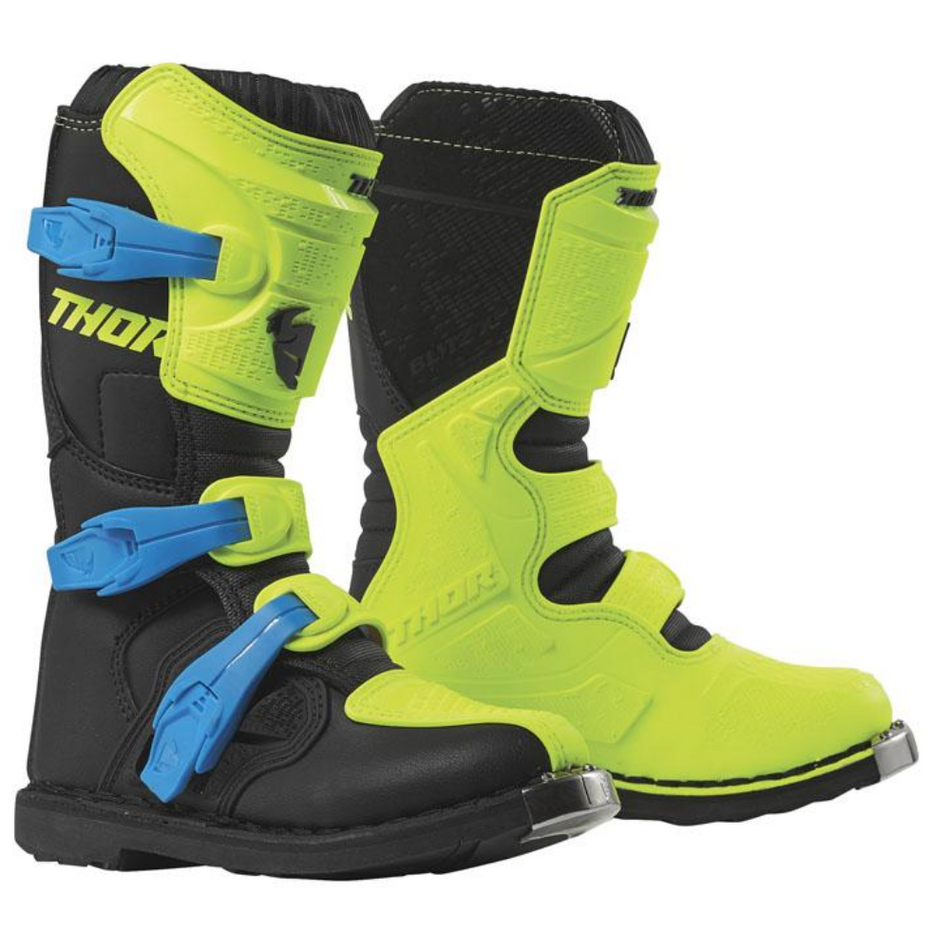 Boots: THOR 2024 Youth BLITZ XP Flo/Black