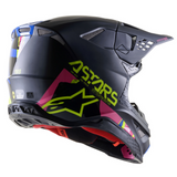 Helmet: ALPINESTARS SUPERTECH SM8 ECHO ECE BlkBlue/FluoYell FluoPink