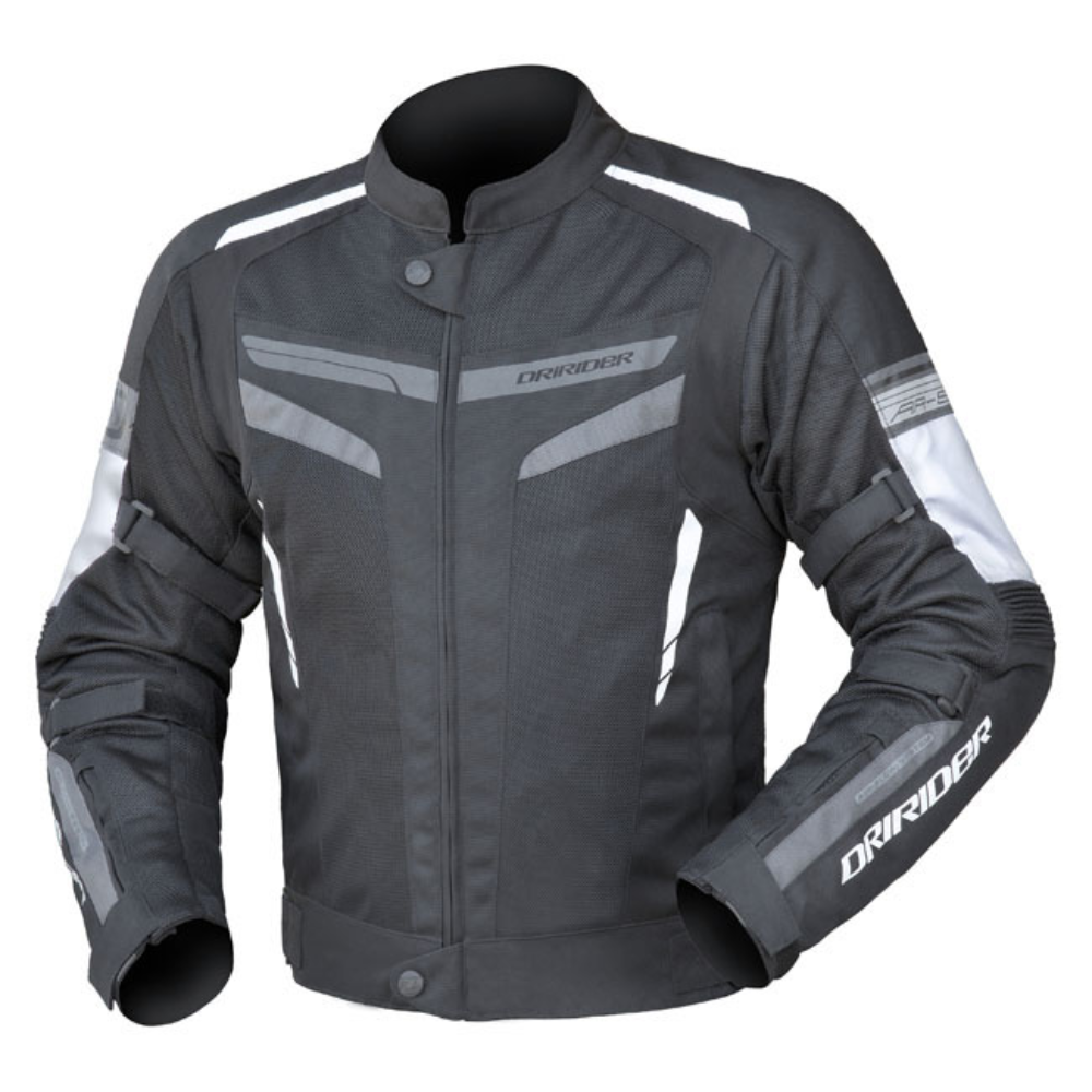 Jacket DRIRIDER AIR RIDE 5 Blk Wht Gry NO LIMITS MOTO