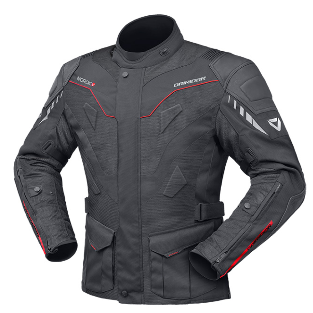 Jacket: DRIRIDER NORDIC V AIRFLOW Black/Black