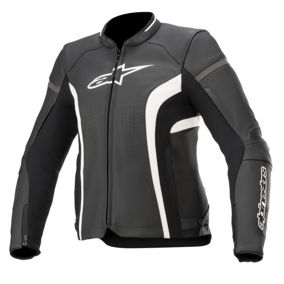 Jacket: ALPINESTARS WOMEN KIRA V2 LTH Black/White