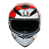 Helmet: AGV K-3 SV BUBBLE Grey/White