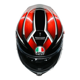 Helmet: AGV K-5 S TEMPEST Black/Red