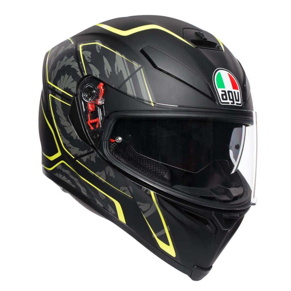 Helmet: AGV K-5 S TORNADO Black/Yellow