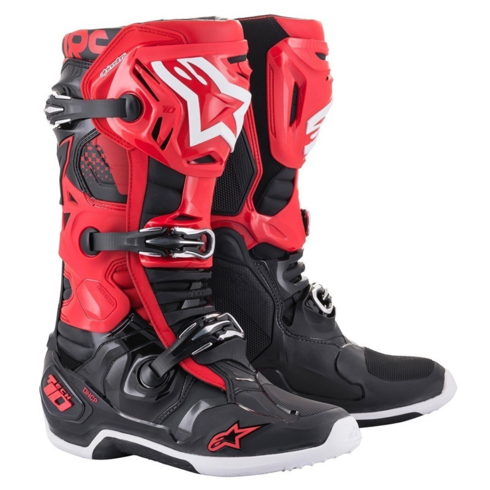 Boots: ALPINESTARS TECH 10 Red/Black