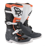 Boots: ALPINESTARS Youth TECH 7S Blk/Gry/Wht/FluOrg