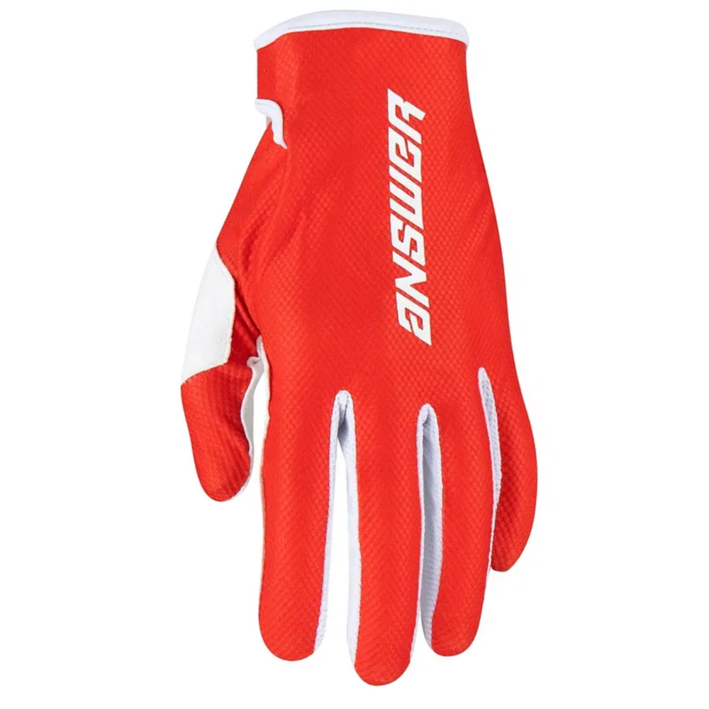 Gloves: ANSWER 2023 ASCENT Red/White