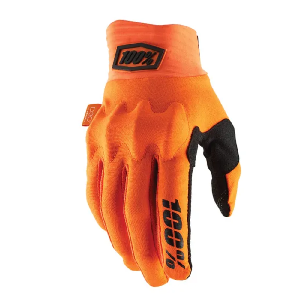 Gloves: 100% COGNITO FlouOrange/Black