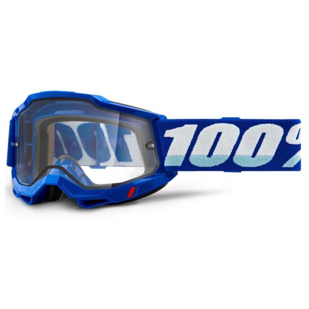 Goggles: 100% ACCURI 2 ENDURO MOTO Blue Clear
