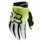 Gloves: FOX 2023 Youth 180 TOXSYK Fluro Yellow