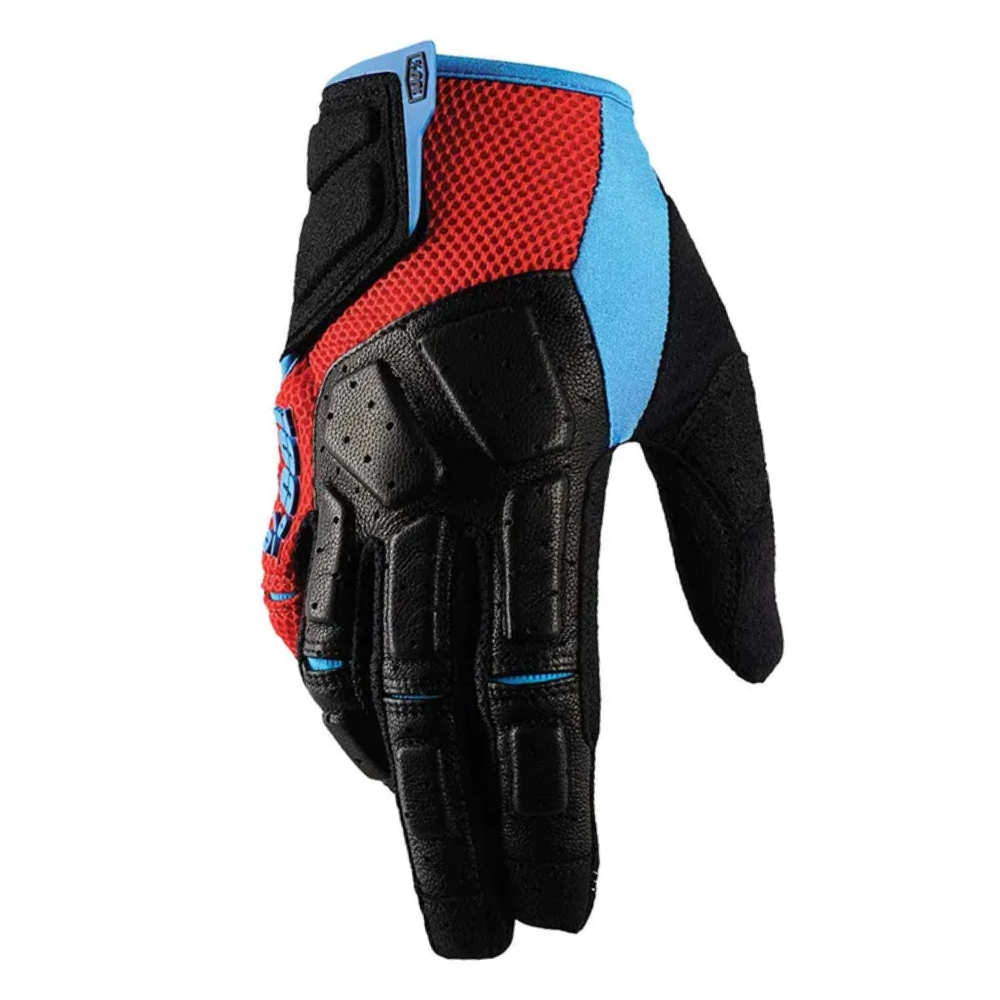 Gloves: 100% SIMI MTB Red/Cyan