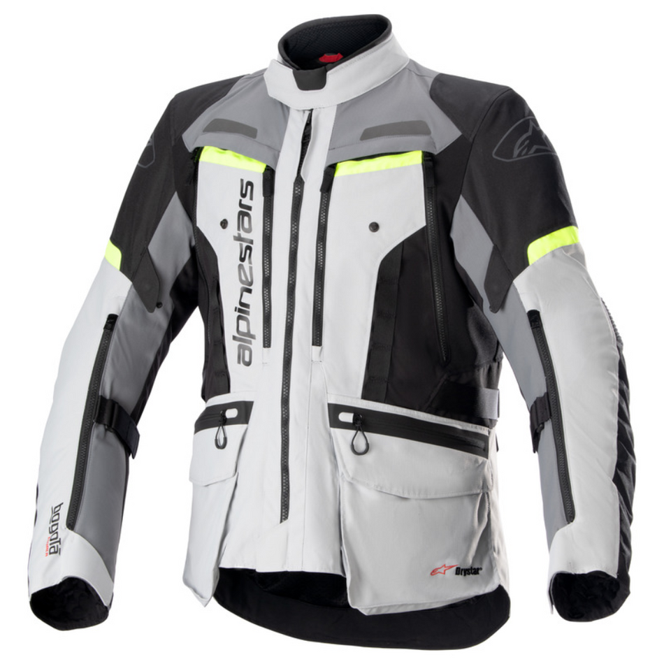 Jacket: ALPINESTARS BOGOTA PRO DRYSTAR Gray Gray/FluoYell
