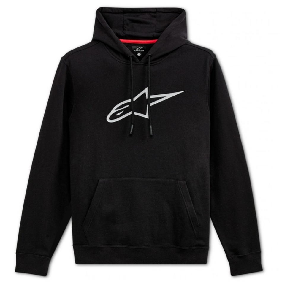 Hoodie: ALPINESTARS AGELESS PULLOVER Black/Grey
