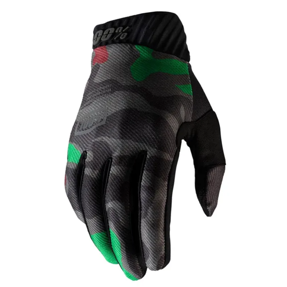 Gloves: 100% RIDEFIT Black Camo