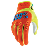 Gloves: 100% AIRMATIC Orange